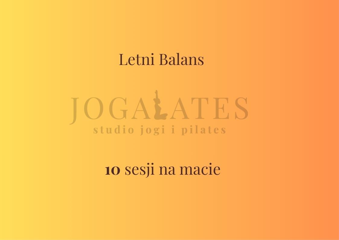Karnet wakacyjny 10 wejść — Jogalates